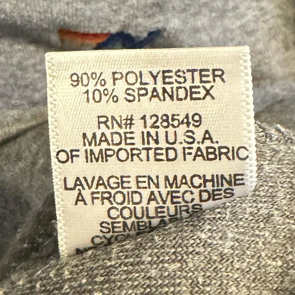 RARE Aviator Nation Velvet Rainbow 5 Stripe Drawstring Pullover Hoodie Gray S - Picture 6 of 6